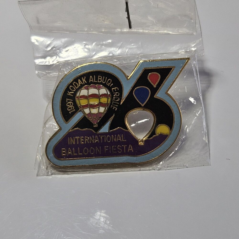Kodak 1997 Albuquerque Balloon Festival Pin 26 Years, Individually Numbered New